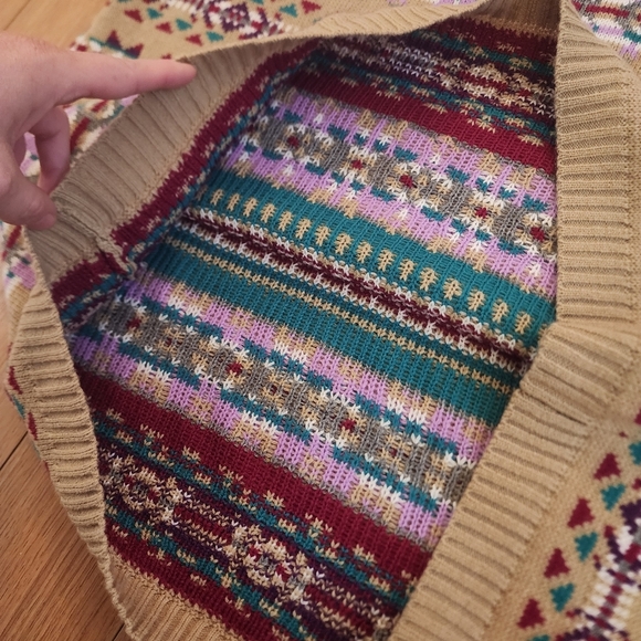 Woman Within Fair Isle Knit Sweater - Picture 11 of 12